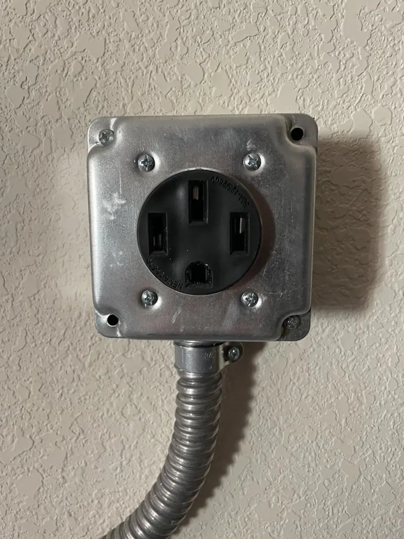 NEMA 14-50 outlet installed for Electrical Panel Upgrade in Homosassa Springs